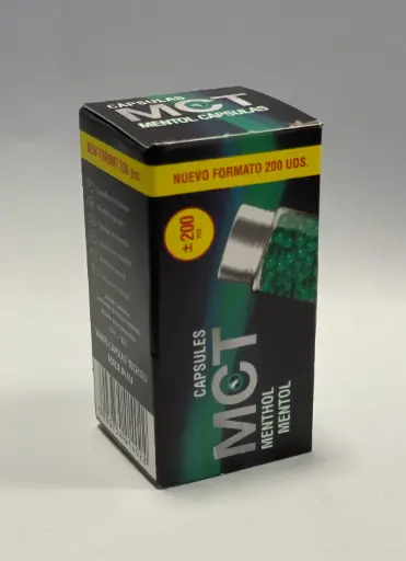 [MCT25-1] BOTELLA CAPSULA MENTOL 200 (1x200)