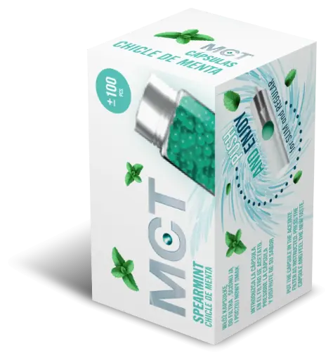 [MCT26-1] BOTELLA CAPSULA SPEARMINT (1x100) (CHICLE MENTA)