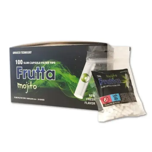 [MCT27] FILTROS FRUTTA CAPSULA MOJITO (6MM)(100x20)