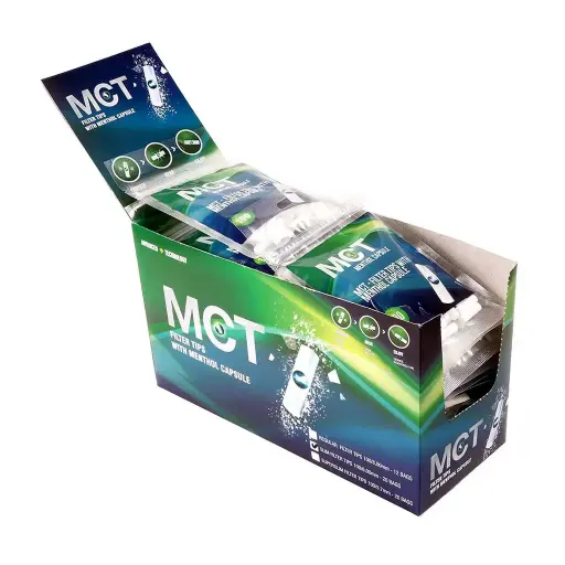 [MCT4] FILTROS MCT CAPSULA MENTOL SLIM LONG (6MM)(100x20)
