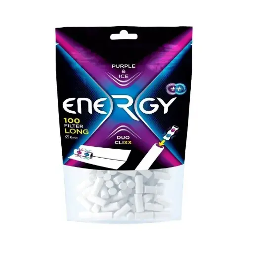 [ENERDUOPURPLE] EXP 10 BOLSAS FILTROS CAPSULA ENERGY DUO CLIXX PURPLE (6MM)