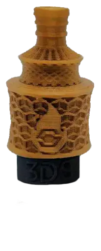 [SP00095] BOQUILLA SHISHA 3D CUBE GOLD
