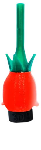[SP00104] BOQUILLA SHISHA 3D ROSA ROJA
