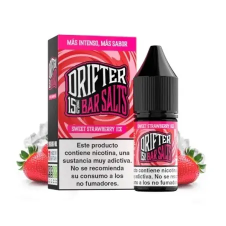 [DRIF-02-15MG] LÍQUIDO DRIFTER BAR SALTS STRAWBERRY ICE (FRESA) 15MG 10ML