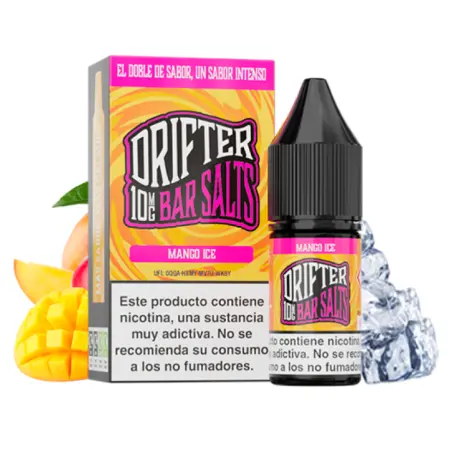 [DRIF-03-10MG] LÍQUIDO DRIFTER BAR SALTS MANGO ICE (MANGO) 10MG 10ML