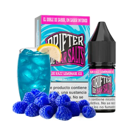[DRIF-04-10MG] LIQUIDO DRIFTER BAR SALTS BLUE RAZZ LEMONADE (FRAMBUESA Y LIMONADA) 10MG 10ML