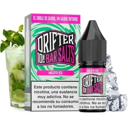 [DRIF-08-10MG] LIQUIDO DRIFTER BAR SALTS MOJITO ICE (MOJITO) 10MG 10ML