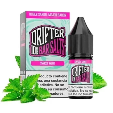 [DRIF-11-10MG] LÍQUIDO DRIFTER BAR SALTS SWEET MINT (MENTA) 10MG 10ML