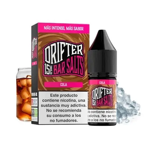 [DRIF-15-15MG] LIQUIDO DRIFTER BAR SALTS COLA (REFRESCO DE COLA) 15MG 10ML