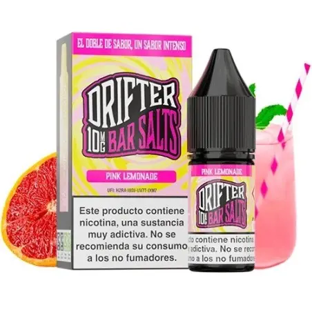 [DRIF-18-10MG] LÍQUIDO DRIFTER BAR SALTS PINK LEMONADE (LIMONADA ROSA) 10MG 10ML