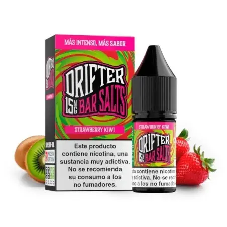 [DRIF-24-15MG] LÍQUIDO DRIFTER BAR SALTS STRAWBERRY KIWI (FRESA Y KIWI) 15MG 10ML