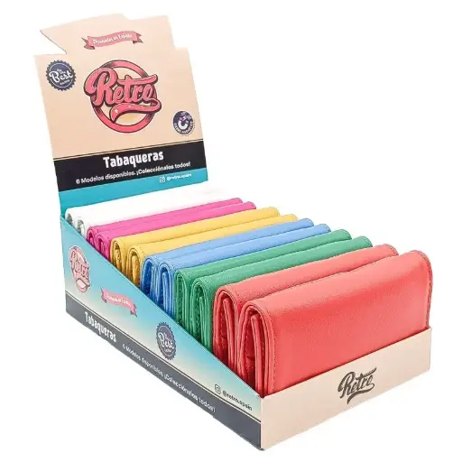 [AT00249] EXP 12 TABAQUERAS RETRO FLUOR (6 DISEÑOS)