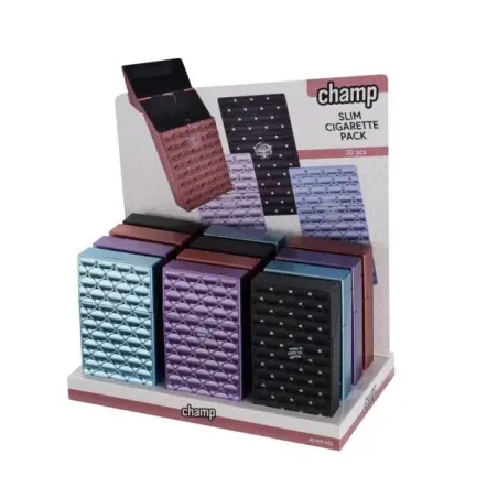 [40519052] EXP 12 PITILLERAS SLIM CIG DIAMOND (4 COLORES)