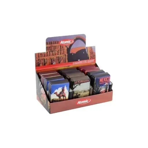 [04.524 06] EXP 12 PITILLERAS CAJETILLA ATOMIC SOFT VIAJES
