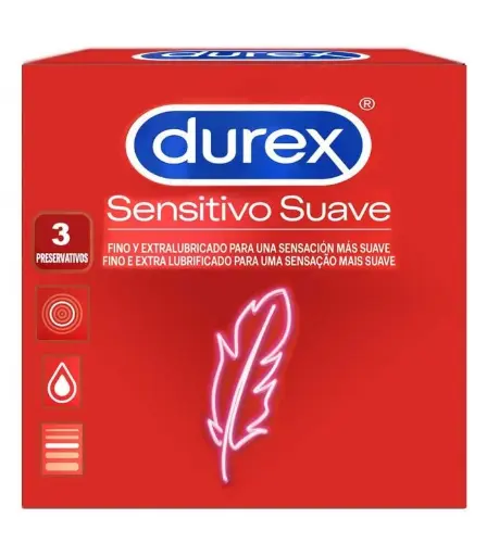 [DX48R] PRESERVATIVOS  DUREX LOVE SENSITIVE (ROJO) (48x3)