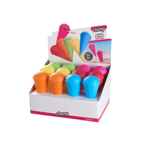 [41448608] EXP 24 CENICERO CONO COLORES GARDEN & BEACH