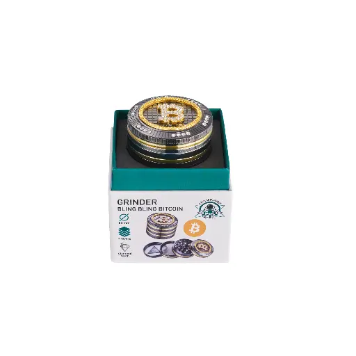 [40506275] GRINDER METALICO CHAMP BLING BLING BITCOIN 50MM 4P.