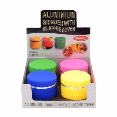 [02.124 63] EXP 4 GRINDER TACTO GOMA ATOMIC SOFT SUPER RUBBER 63MM/4 PCS