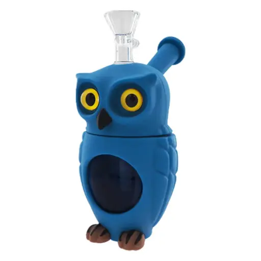 [BP-097] BONG BUHO SILICONA BLUE (16CM)