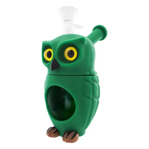 [BP-098] BONG BUHO SILICONA GREEN (16CM)