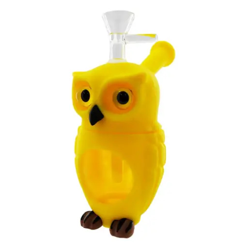 [BP-099] BONG BUHO SILICONA YELLOW (16CM)