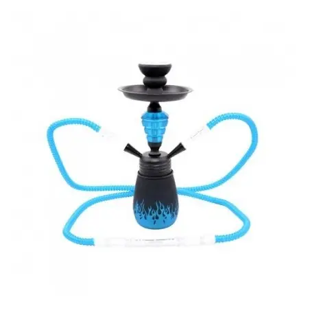 [02.306 77] SHISHA ATOMIC FLAMES AZUL 30CM (2 MANGUERAS)