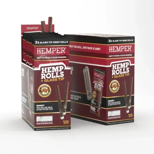 [HMROLL-SWEET] BLUNT PRELIADO HEMPER SWEET FILTRO CRISTAL (1X12)