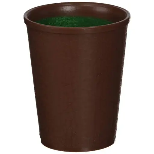 [F06561] CUBILETE PLASTICO FORRADO