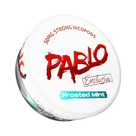 [PAB-004] PACK 10 PABLO EXCLUSIVE FROSTED MINT 50MG (MENTA HELADA)