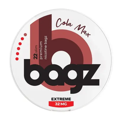 [BAGZ-13] PACK 5 BOTES BAGZ COLA 32MG (EXTREME)
