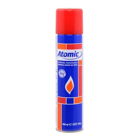 [01.420 35] EXP 12 GAS ATOMIC 300ML REFINADO VÁLVULA FLEXIBLE