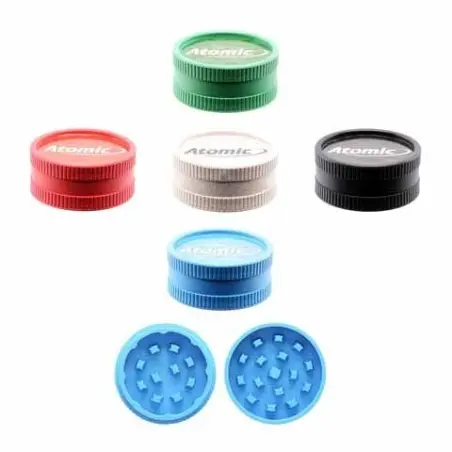 [02.125 41] EXP 24 GRINDER ACRILICO ATOMIC ECO BIODEGRADABLE 5.5CM 2PCS