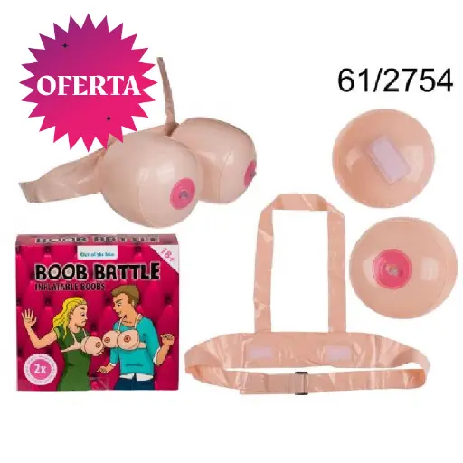 [61/2754] PECHOS HINCHABLES BOOB BATTLE 15*40CM