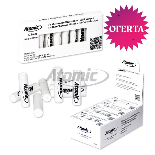 [01.635 00] FILTROS ATOMIC CERAMICA (6MM)(10x20)