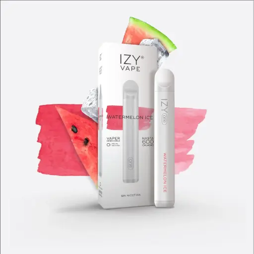 [IZY-05] PACK 5 VAPERS DESECHABLES IZY VAPE 0MG WATERMELON ICE (SANDÍA)
