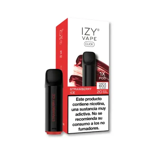 [IZYCLICK-POD-001] CARGA POD VAPER IZY CLICK STRAWBERRY ICE 20MG (FRESA)