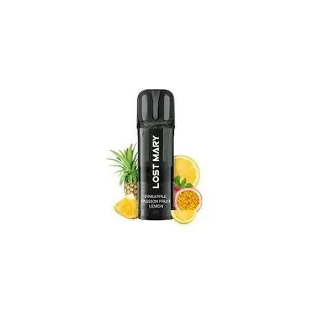 [TAPPOPRO-18] CARGA POD VAPER LOST MARY TAPPO PINEAPPLE PASSION FRUIT LEMON 20MG (PIÑA, FRUTA PASION, LIMON)