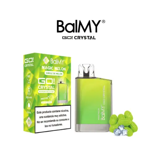 [BC-04] VAPER DESECHABLE BALMY GO CRYSTAL 20MG MAGIC MELON (CHICLE DE MELON)