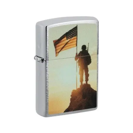 [60007550] ZIPPO 200 ZIPPO SOLDIER SILHOUETTE DESING