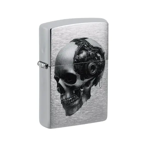 [60007524] ZIPPO 200 ZIPPO CYBER SKULL DESING