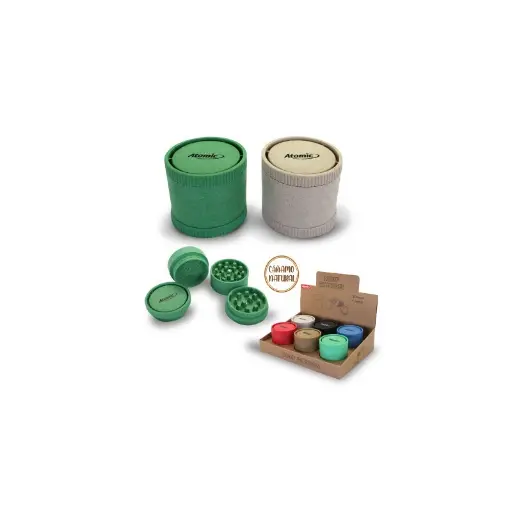 [02.121 13] EXP 6 GRINDER ATOMIC BOMBAI CAÑAMO 55MM (4 PCS)