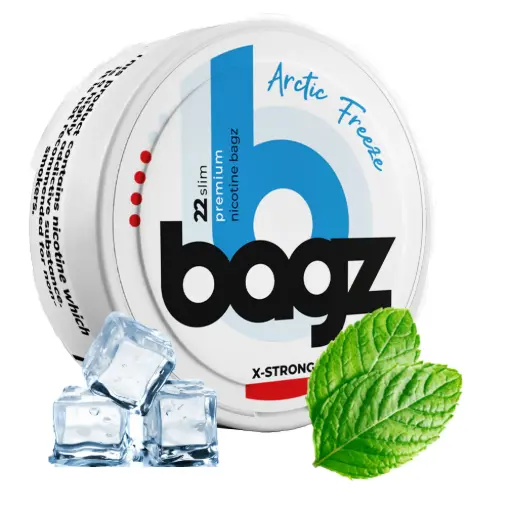 [BAGZ-10] PACK 5 BOTES BAGZ ARCTIC FREEZE 48MG (MAX)