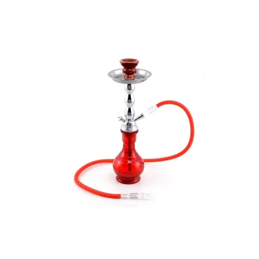 [02.304 63] SHISHA ATOMIC FIRST ROJA 45CM (1 MANGUERA)