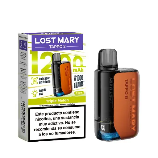 [TAPPOKIT2-03] KIT BATERIA LOST MARY TAPPO 2 + POD TRIPLE MELON (MELON) 20MG 